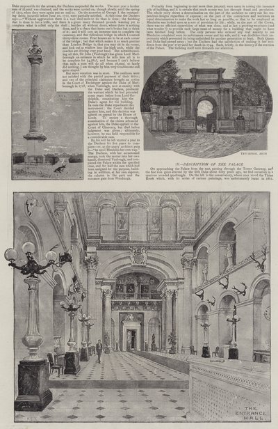 Palais de Blenheim illustré - Henry Edward Tidmarsh